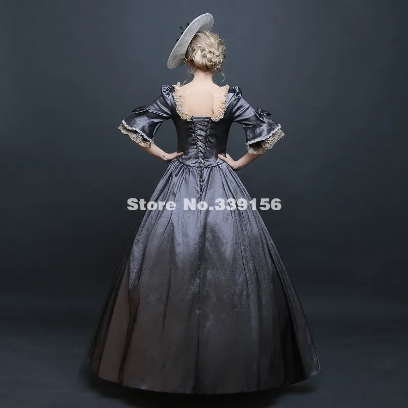 Горячая Распродажа модное серое платье времен Гражданской войны Южная Белль