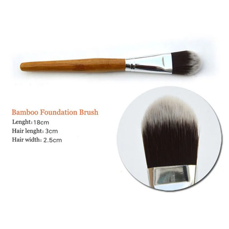 11 шт./компл. натуральная искусственная кожа с сумкой бамбуковые Кисточки для