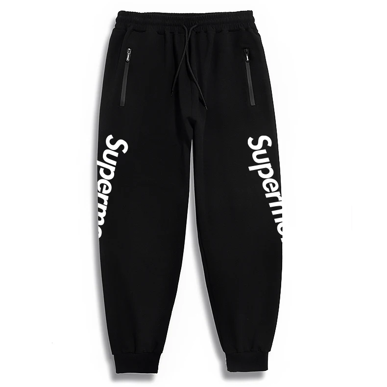 Новые мужские спортивные брюки 6XL 7XL 5XL, мужские брюки для бега большого размера, мужские брюки для фитнеса большого размера, мужские повседневные брюки размера плюс