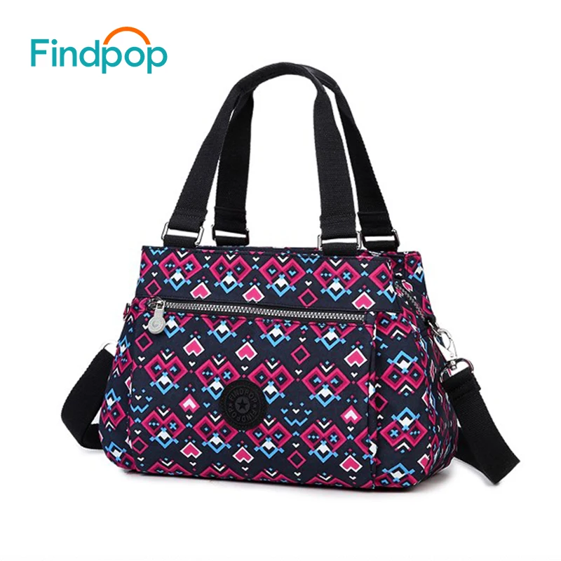 Повседневная Сумка тоут Findpop модная сумка через плечо с цветочным принтом для