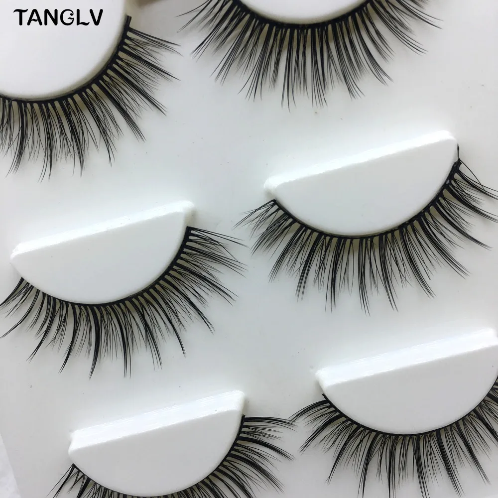 Толстые плотные натуральные ложные накладные ресницы Professional Bigeye Makeup Tips Lash