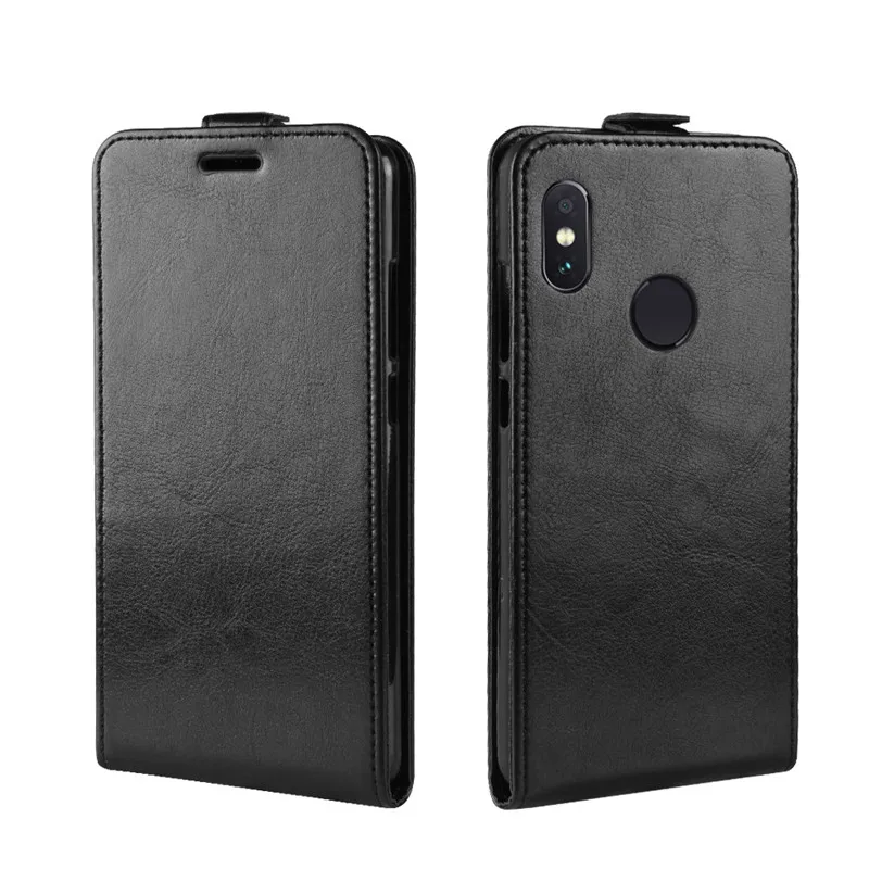 Чехол для Redmi Note 5 Pro 64 ГБ оригинальный кожаный чехол защитный Xiaomi Global Flip чехлы |