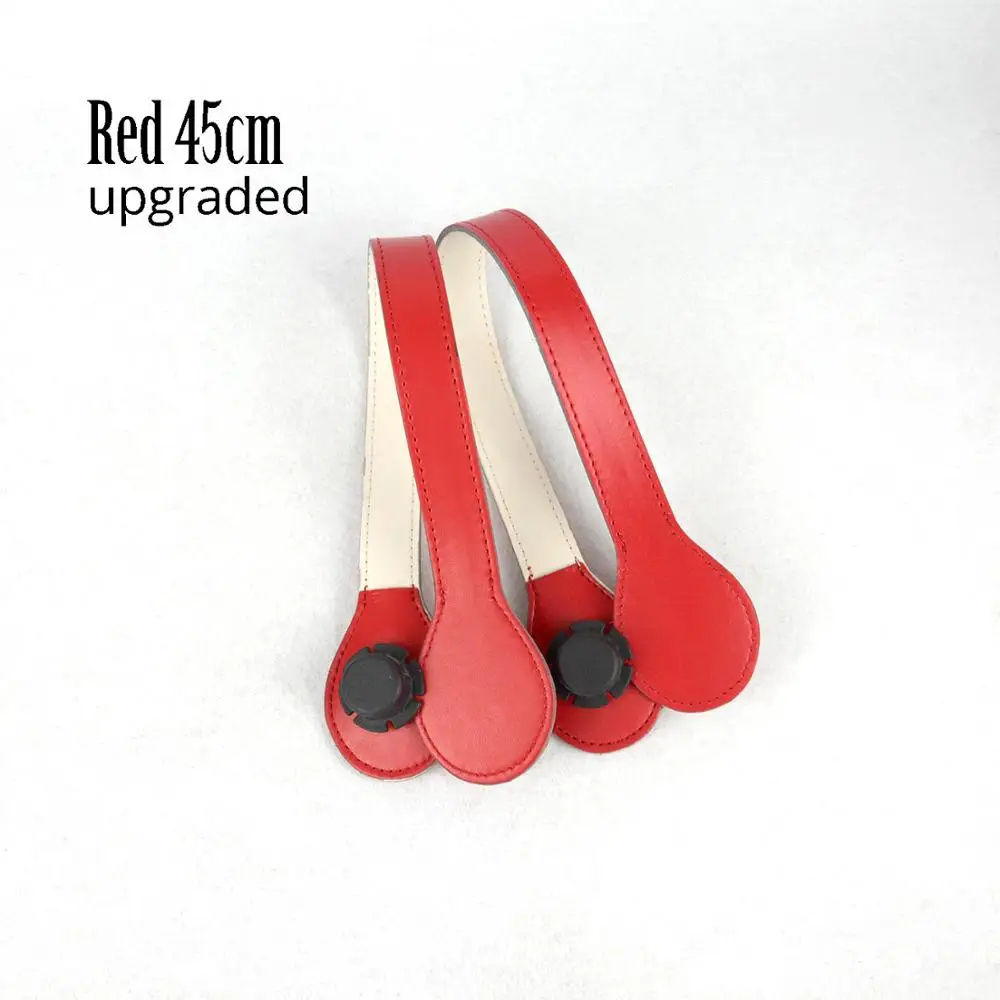 Red 45cm TANQU длинная короткая плоская ручка для obag из искусственной кожи ручка в форме капли для O Bag OCHIC Obag '50 - Цвет: Red 45cm