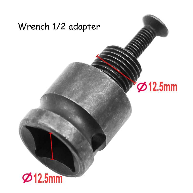 Wrench adapter 2-13 мм сверлильный патрон без ключа сверлильный Бит быстрого изменения адаптер конвертер Аппаратные аксессуары инструмент ключ преобразования 1/2" - Цвет: Wrench adapter