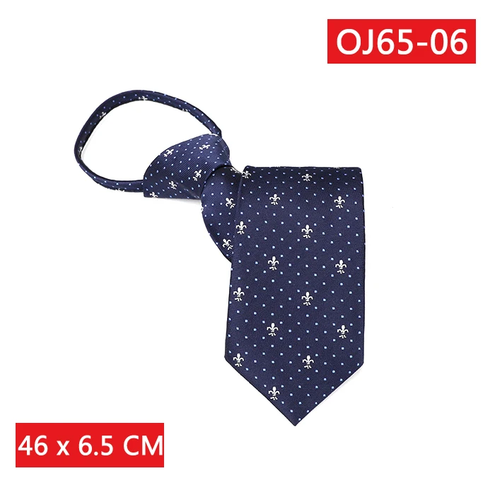 OJ65-6 YISHLINE мужские галстуки на молнии 2,56 дюймов с мультяшными буквами в полоску модный легкий галстук для свадебной вечеринки - Цвет: OJ65-6