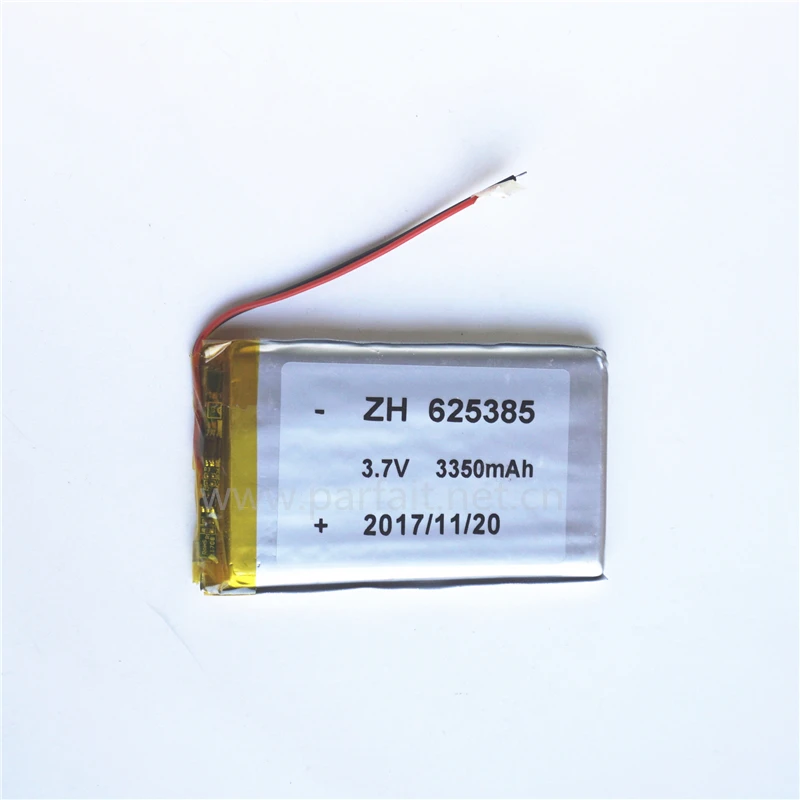 Бесплатная DHL для литий полимерный 3 7 V 3350 мА/ч Перезаряжаемые Размеры: 625385 Батарея