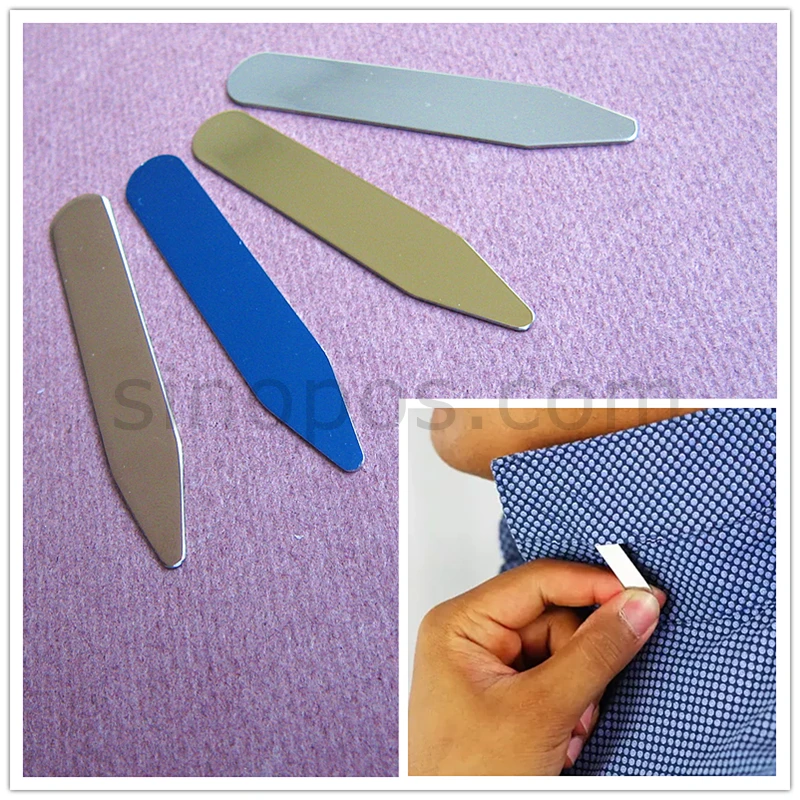 Воротник из нержавеющей стали остается цветным Платье рубашка воротник