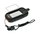Защитный силиконовый чехол для GPS Garmin Alpha 100 Alpha100 + черное съемное кольцо на шею + Защитная пленка для экрана