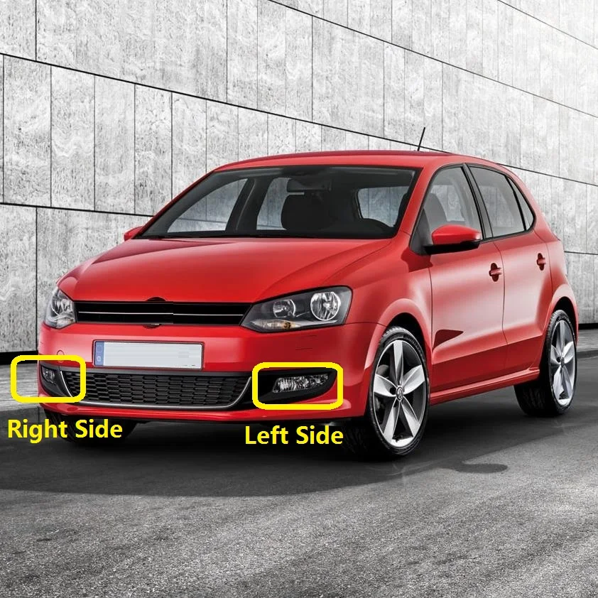 Автомобильный светильник с правой стороны для VW Polo Vento Derby 2009 2010 2011 2012 2013 Автомобильный Стайлинг передняя противотуманная фара противотуманный светильник