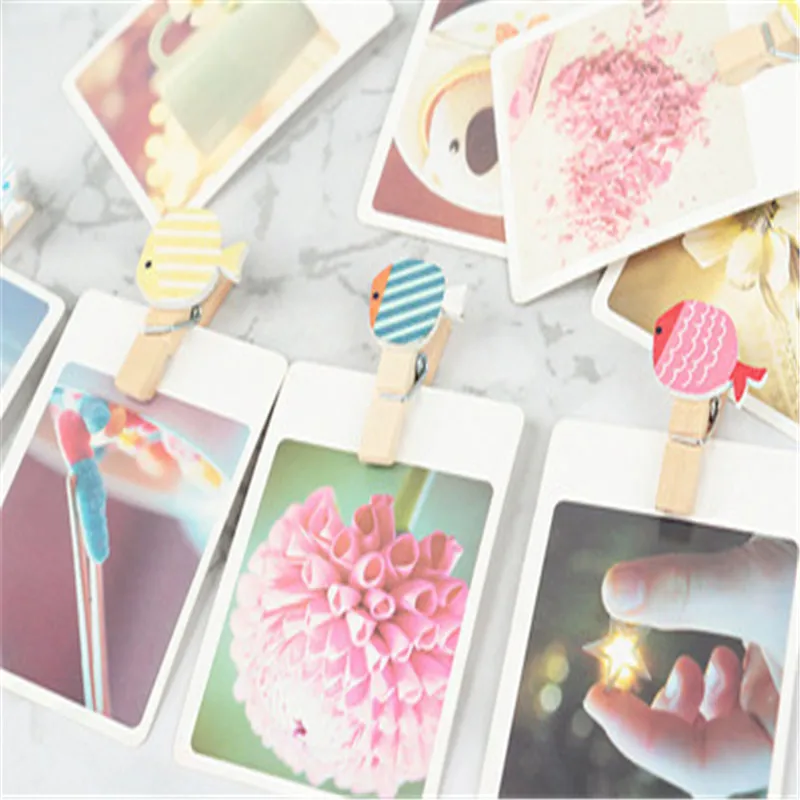 10 шт. деревянные зажимы для фотографий | Дом и сад