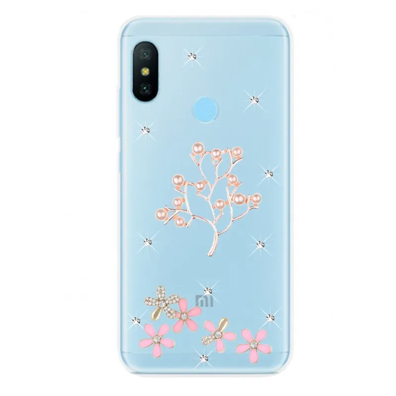 Redmi 8A 8 6 pro S2 7A 6A 4A NOTE 7 4 4X 5 5A шикарный роскошный чехол с бриллиантами для Xiaomi MI 9T CC9 9