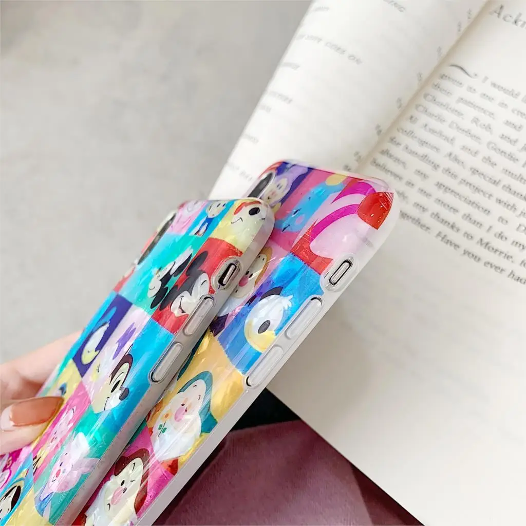 Чехол для iPhone 7 Seven Dwarfs мультфильм Микки чехол X XR XS Max 6 6S 8 Plus 10 Роскошный мягкий TPU