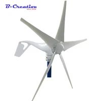 400w 5 blades 12v 24v wind generator 3 blades windmill with waterproof charge controller household use wind turbine kits