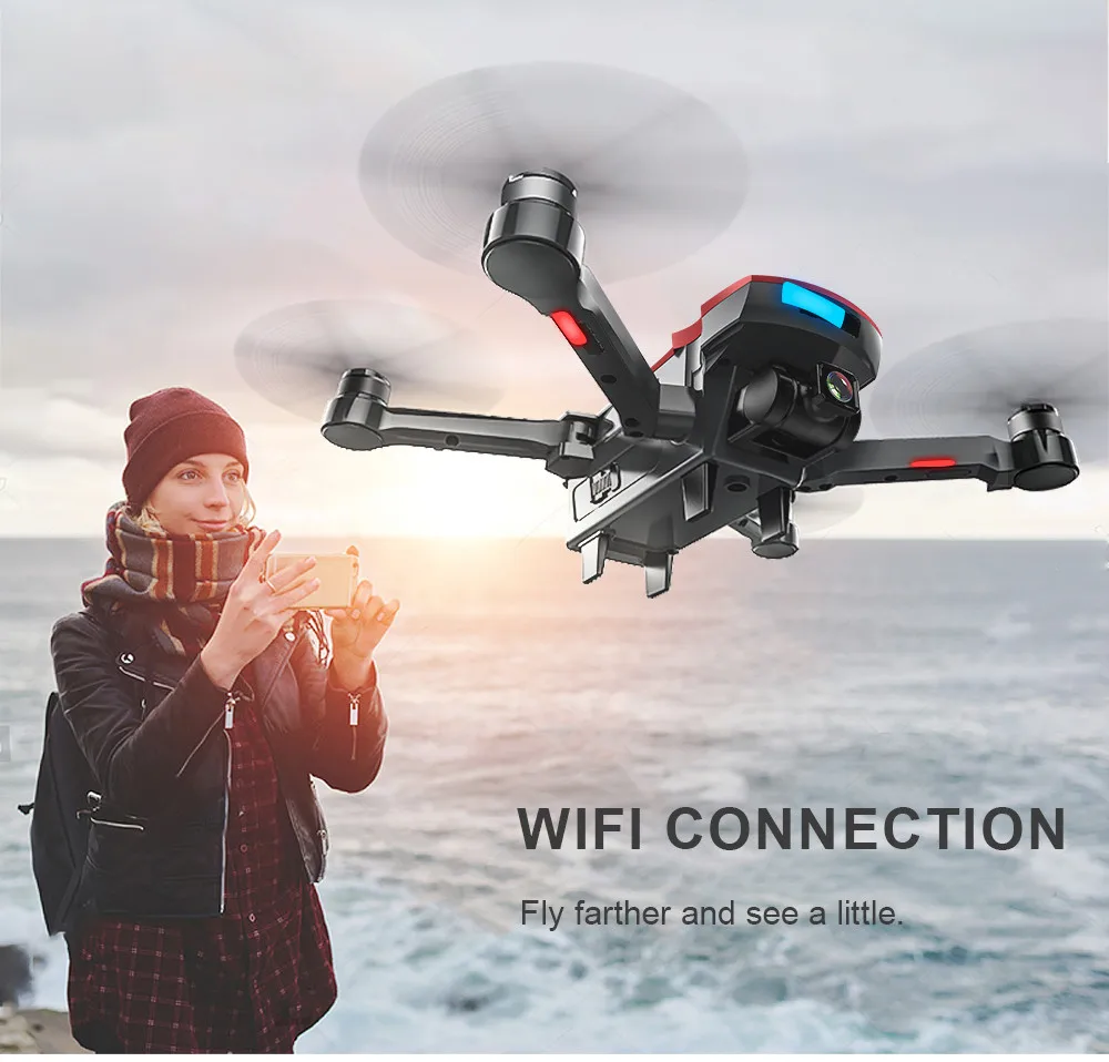 CG006 Бесщеточный 2 4G FPV Wifi HD 1080P камера GPS удержание высоты Квадрокоптер Дрон