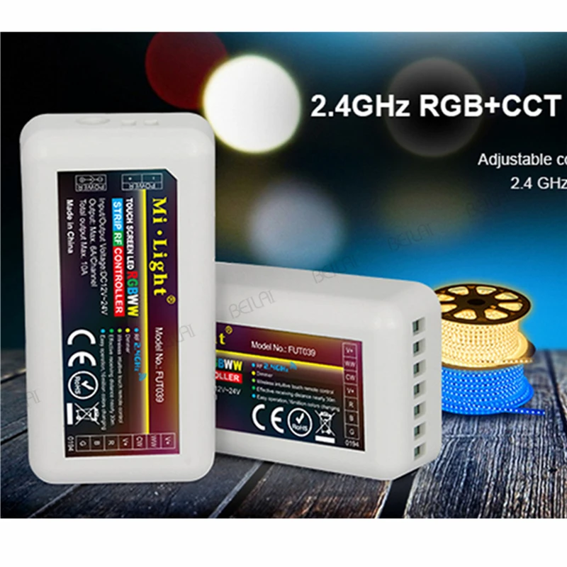 Mi светильник 2 4G 4 Zone RF беспроводной RGB + CCT светодиодный контроллер Диммер для