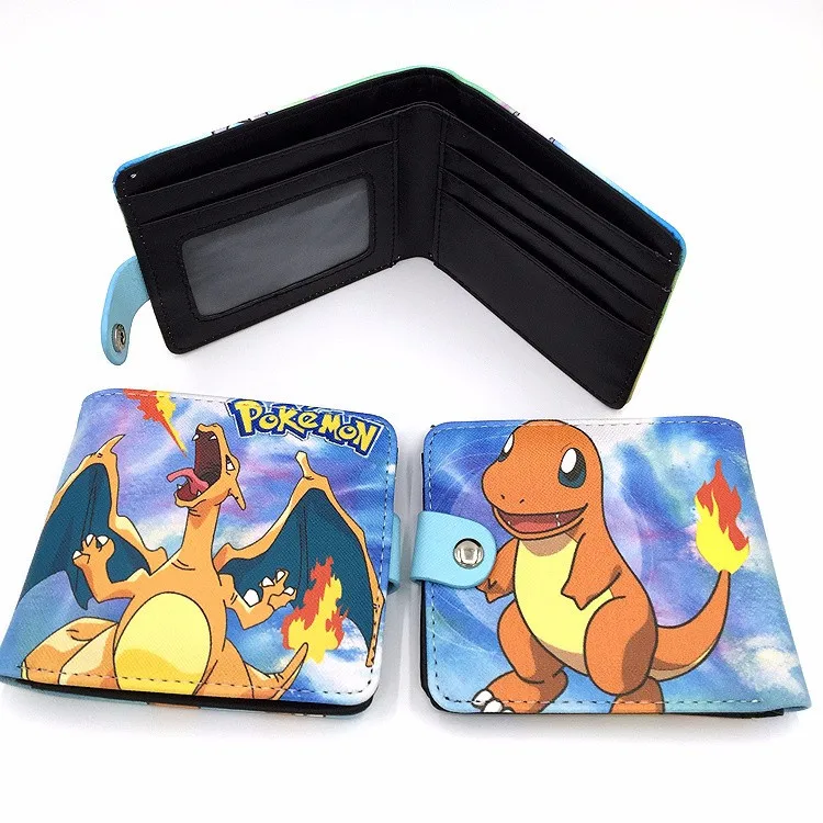 Милые кошельки Pokemon go, comic, Mewtwo, Squirtle, Jigglypuff, женский, мужской кошелек, pokemon ball, кошелек для фанатов Пикачу