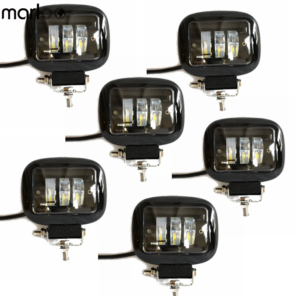 6 шт. автомобисветильник светодиодные противотуманные фары 30 Вт 12 в 24 В|light car|light led workinglight fog |