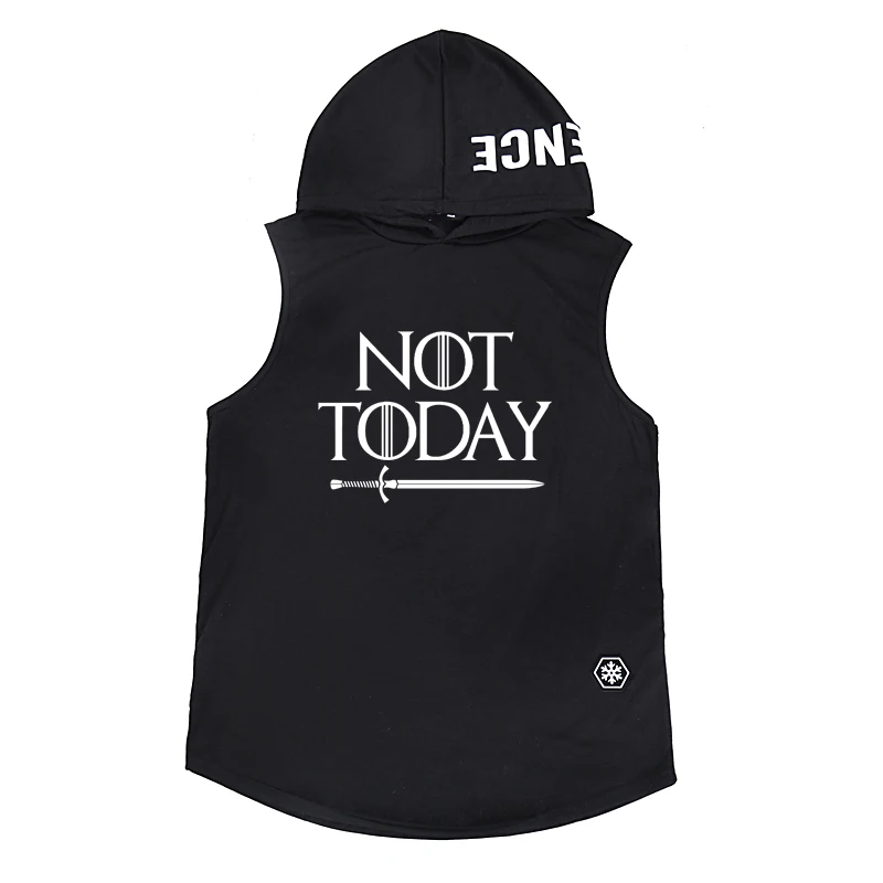 Новинка не сегодня Игра престолов Ария Старк без рукавов с капюшоном футболка