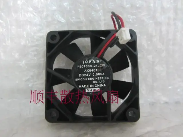 

Icfan f6015bq-24lcw 24v 0.065a 6015 fan