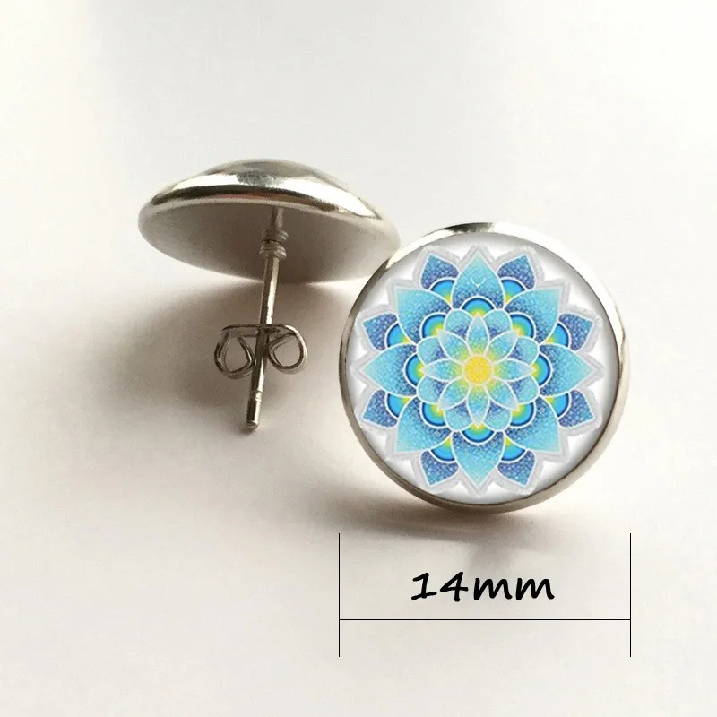 Винтажные богемные стильные женские священные серьги Геометрия Мандала