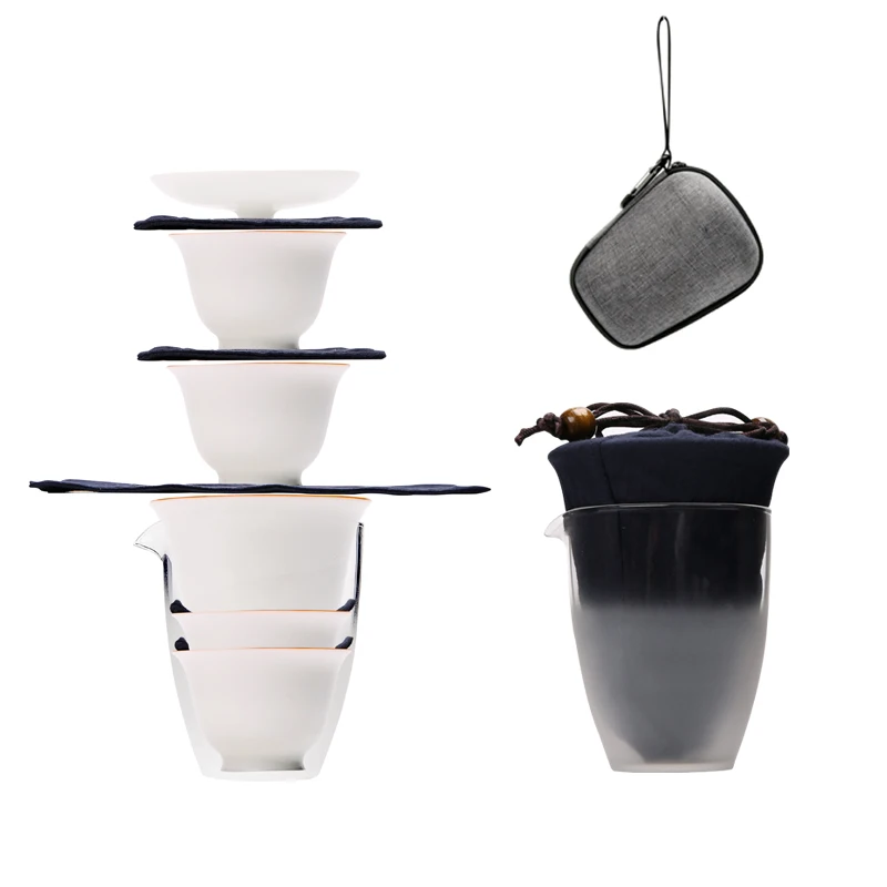 TANGPIN керамический чайник gaiwan чайный сервиз китайский портативный дорожный с