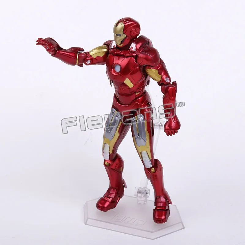 Figma ex-018 Железный человек Mark VII MK 42 Full Spec ver. ПВХ фигурка коллекционная игрушка