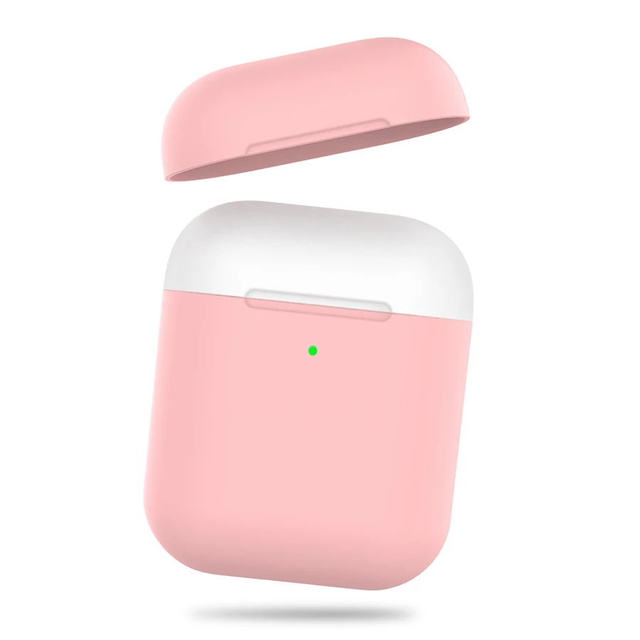 Силиконовый чехол для наушников для AirPods 2, беспроводная коробка для зарядки наушников, защитный футляр, чехол для телефона, аксессуары для AirPods