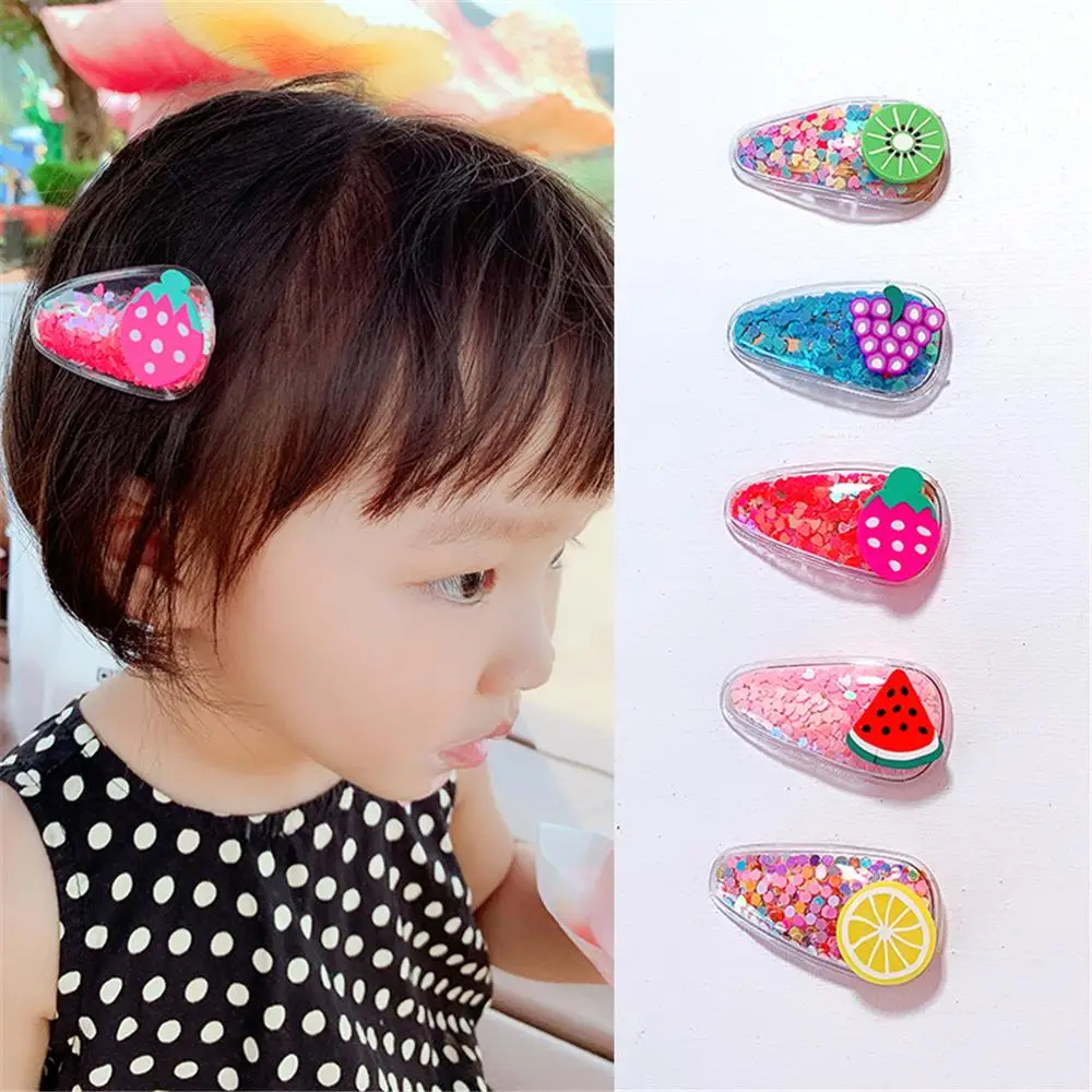 2 шт./компл. милые детские Арбузные заколки для волос с фруктами мультяшная