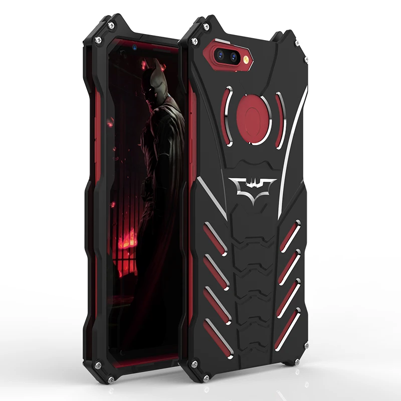 Batman Rugged Outdoor Shockproof Kickstand Metal Aluminum Case for Oppo R11S Armor R11s Plus OPPO Reno | Мобильные телефоны и