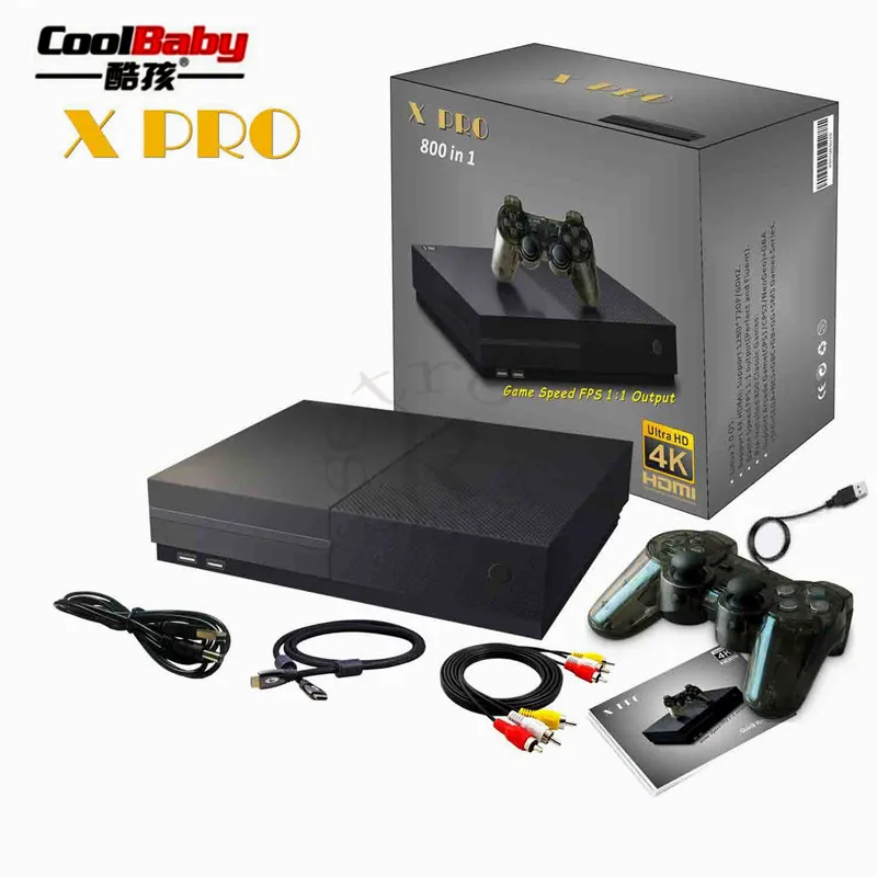 Игровая консоль 64 бита 4K Hdmi ретро 800 классических семейных видеоигр игровая для