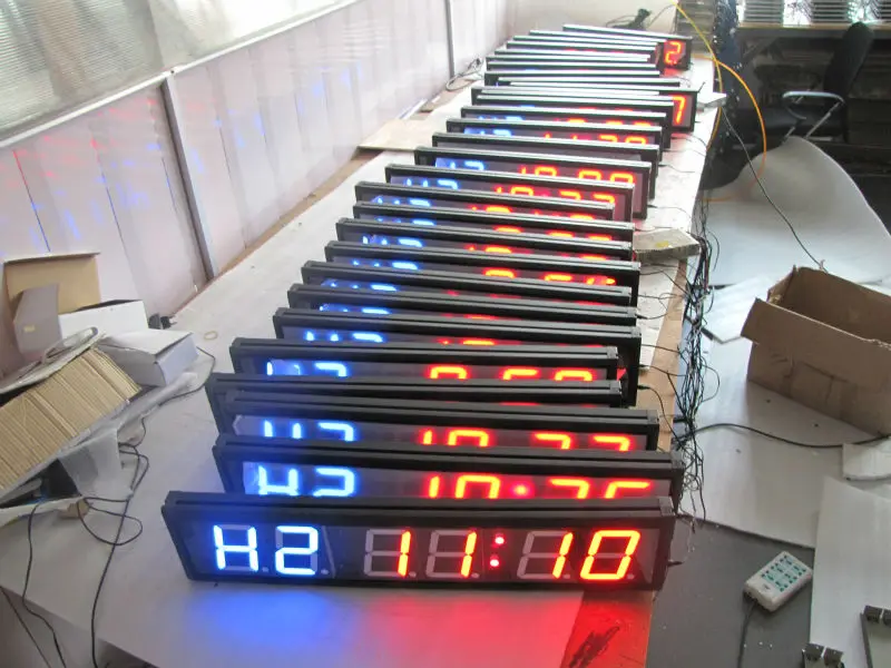 Тренажерный зал интервальный таймер 4 &quotэлектронный счетчик светодиодный