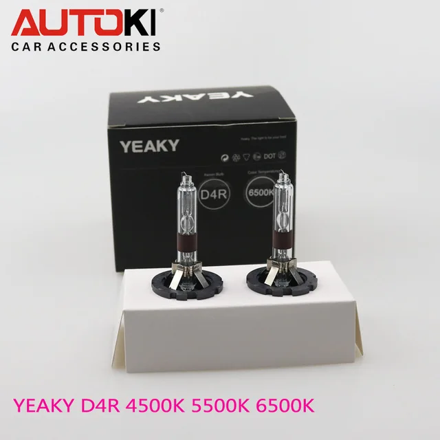 Autoki Yeaky Series 35 Вт сверхъяркая HID ксеноновая лампа D4R для детской лампы 4500K 5500K 6500K |