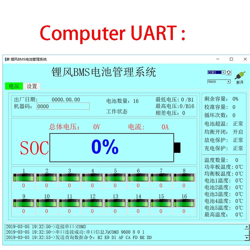 3 S-18 S 40A Li-Ion Lifepo4 активный баланс BMS смарт-Плата защиты кулоновидный метр 4S 7S 8S 10s 12S