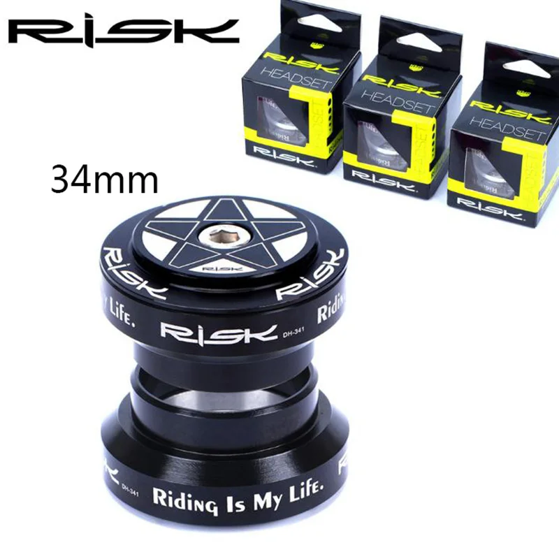 

Aluminum 34mm Bicycle External Headset MTB Road Bike 28.6mm (1 1/8") Straight Steerer Fork Bearings Headset