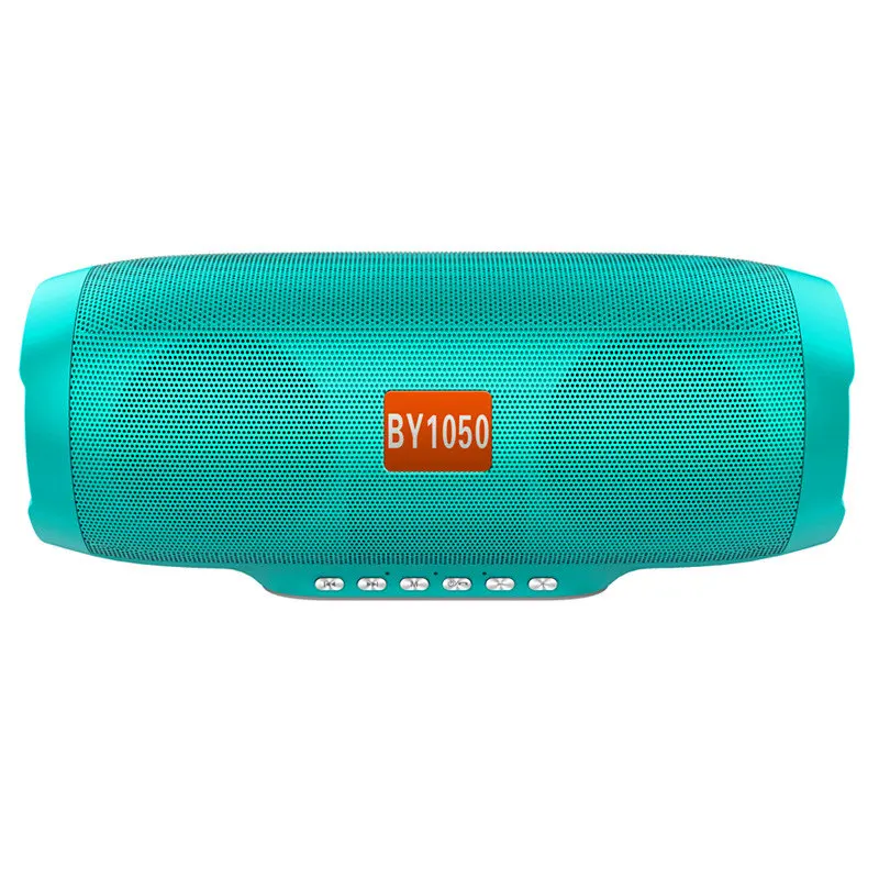 Nby 1050 портативный Bluetooth динамик fm-радио 3D стерео беспроводной громкий динамик большой HiFi Бумбокс Поддержка TF карта Aux USB диск TWS - Цвет: GREEN