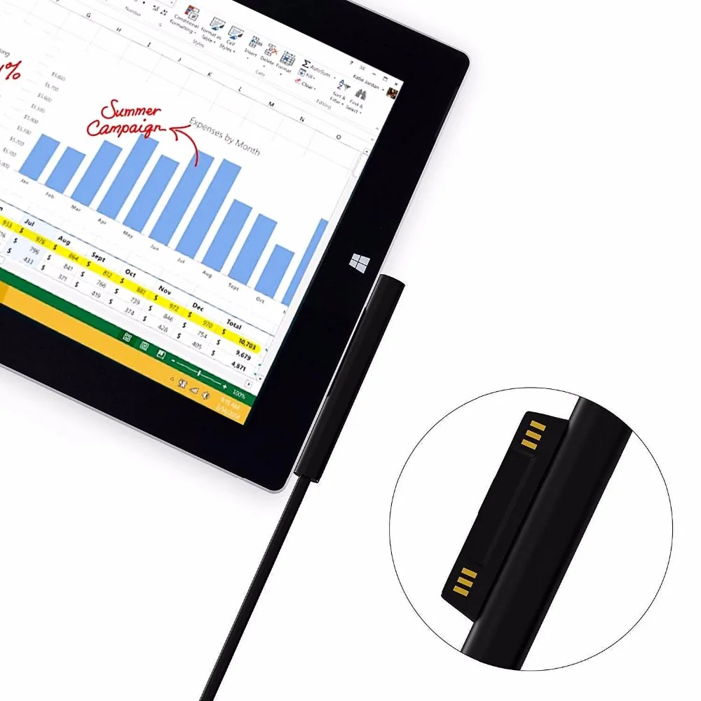 Поверхностное подключение к зарядному кабелю USB-C требуется источник питания PD