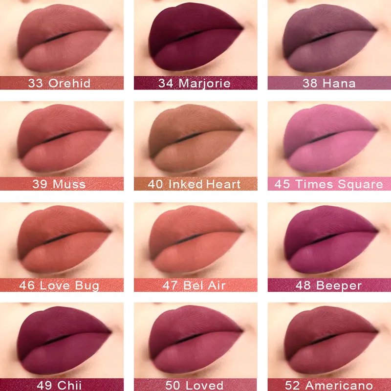 Новейшая матовая помада MISS ROSE для моделирования золотых губ макияж стойкая в