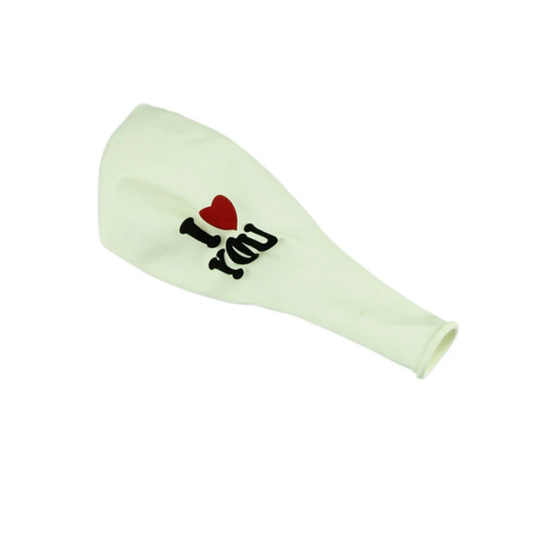 Деликатный 12 см со стразами латексных воздушных шаров с надписью I LOVE YOU воздушные