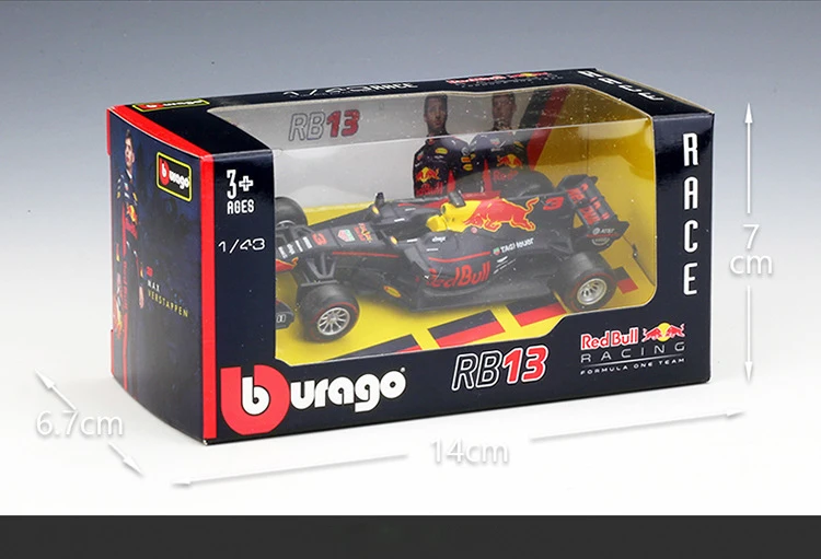 1:43 Масштаб F1 Red Bull гоночный автомобиль F1 RB14 и 13 и 12 Infiniti гоночная команда сплав игрушка Formulaed 1 автомобиль литья под давлением Коллекционная модель детский подарок
