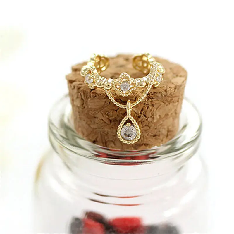 1 шт. с застежкой обертка зажим из нержавеющей стали украшением в виде кристаллов