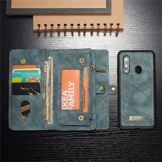 Чехол для samsung A205 A305 Fundas samsung A30 A20 съемный чехол-бумажник 2 в 1 съемный кожаный магнитный чехол-книжка