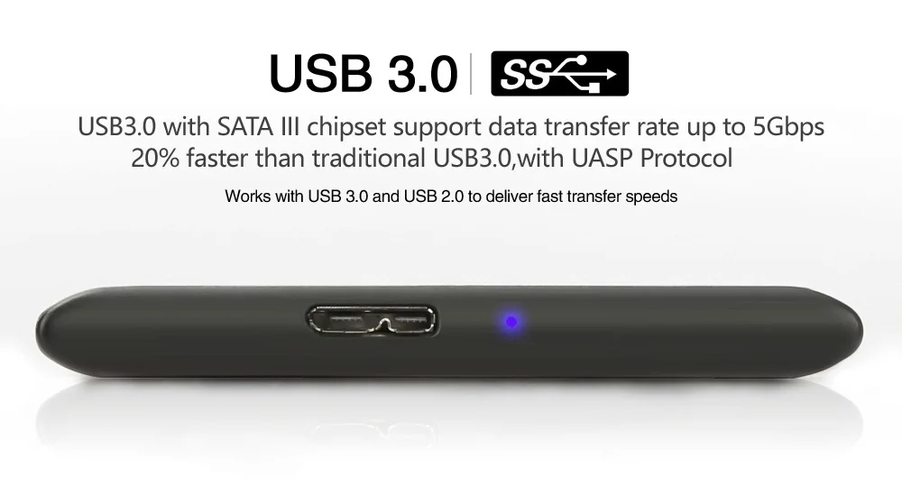 KESU HDD USB3.0 тонкий внешний жесткий диск 1 ТБ 2 ТБ жесткий диск HD для ПК/Mac настольный ноутбук Xbox one, Xbox 360, PS4, tv Box