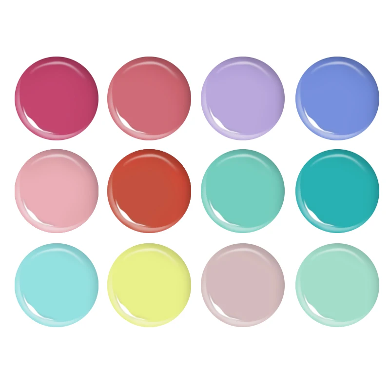 Ur Sugar Цветной Гель лак для ногтей набор телесного цвета красный дымка Белый