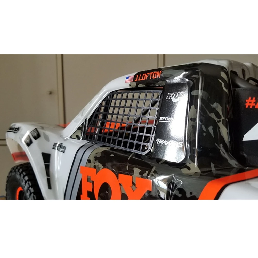 2 шт. Защитная оконная сетка для Traxxas Unlimited deserte Racer UDR 1/7 RC Автомобильная обновленная часть Передняя и боковая защитная сетка