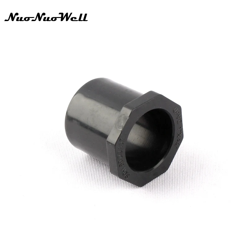 

2pcs NuoNuoWell ANSI PVC 1"-3/4" Reduce Connector Pipe Adapter Hose Joints Aquarium Water Tank Tube Fittings Garden Irrigation