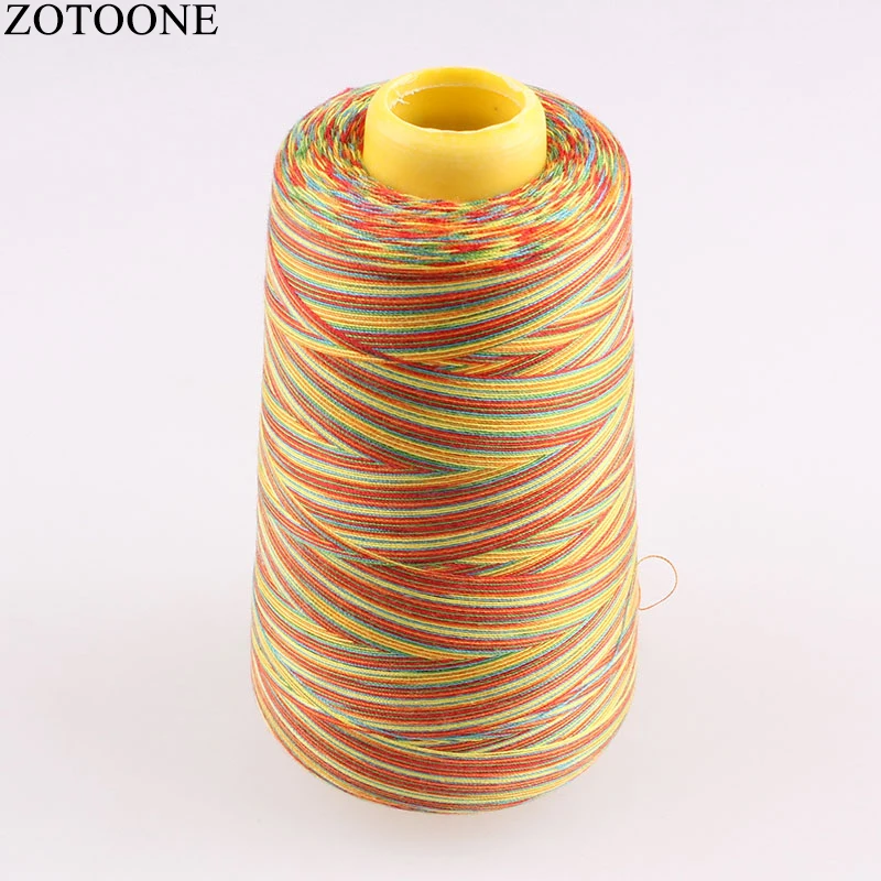 ZOTOONE красочные Швейные машины комплекты ниток для машины Diy Швейные аксессуары для рукоделия сильные нитки приложения для одежды