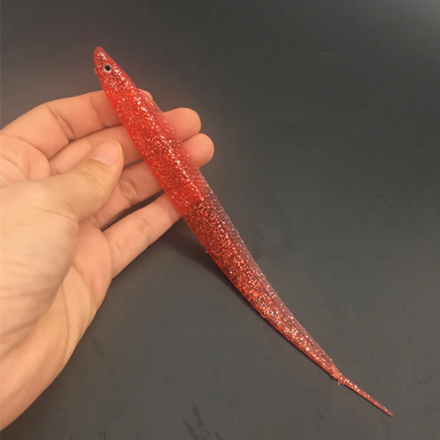 Япония большая игра мягкая Морская рыбалка Anguila приманка Shad Приманка плавать угря Мягкая приманка хвост приманка для соленой воды GrouperKanpachil приманки