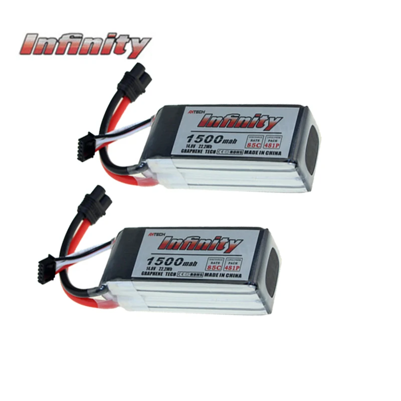 2 шт. Infinity 4S 1500 мАч 95C 14 8 в Графеновый LiPo аккумулятор XT60 разъем поддержка 15C