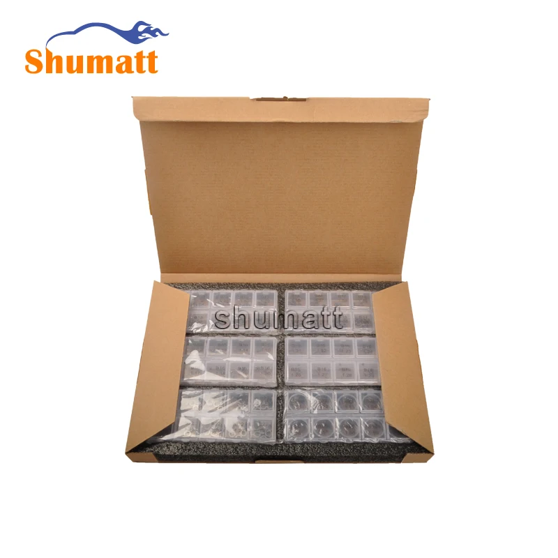 600 шт инжектор Common Rail Регулировочная прокладка шайбы комплект ремонтных