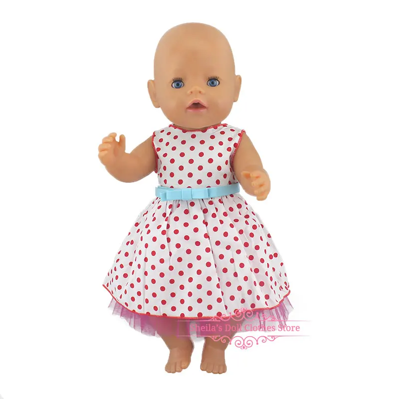 Модное платье для 17 дюймов Reborn Baby Doll 43 см ухода за ребенком мам новорожденная